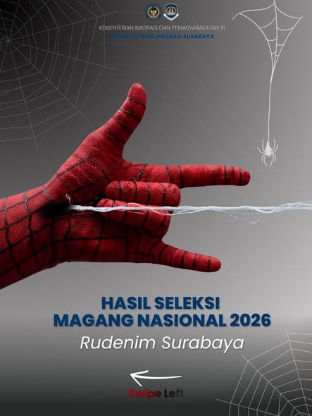 Pengumuman Hasil Seleksi Magang Rudenim Surabaya 2026