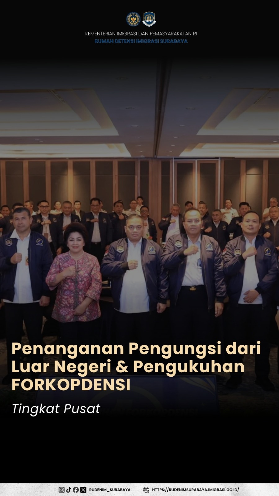 Penanganan Pengungsi dari Luar Negeri & Pengukuhan FORKOPDENSI