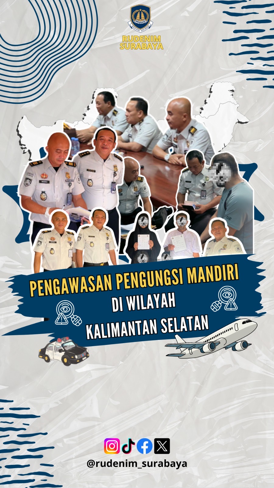 Pengawan Pengungsi Mandiri di Wilayah Kalimantan Selatan